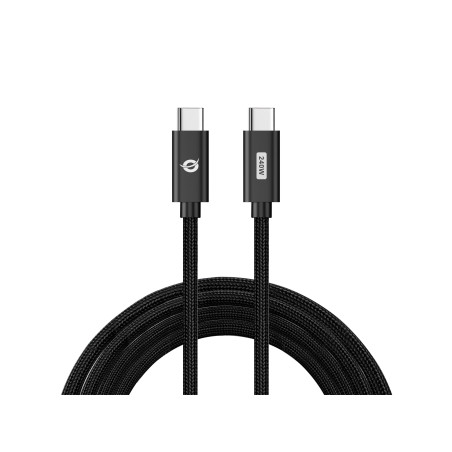 Conceptronic ETTA03B20 cavo USB 2 m USB 2.0 USB C Nero