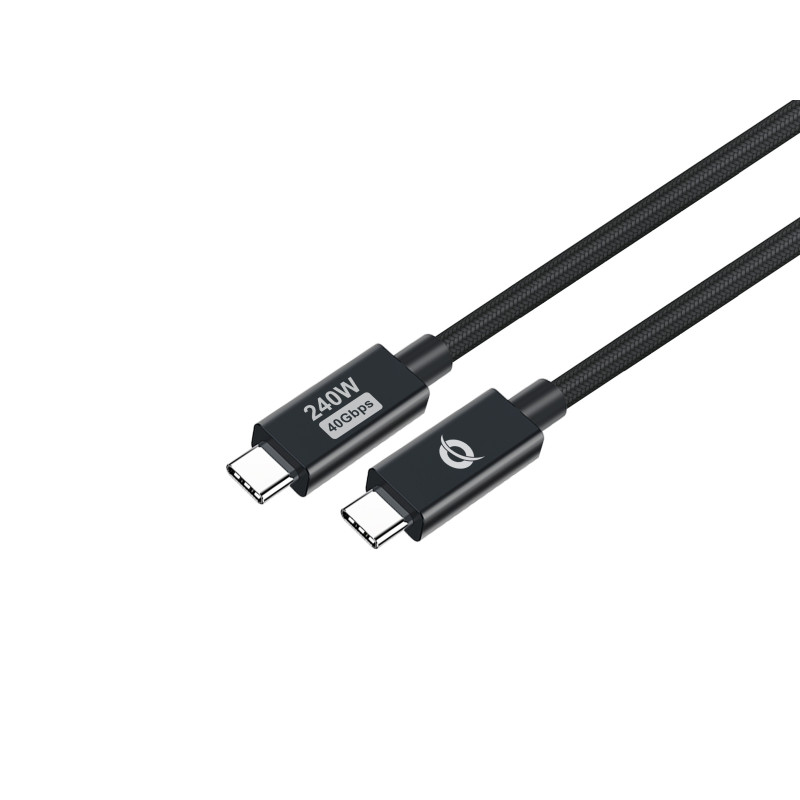 Conceptronic ETTA04B20 cavo USB 2 m USB4 Gen 3x2 USB C Nero