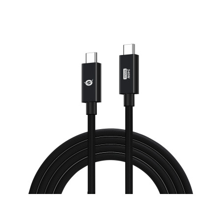 Conceptronic ETTA04B20 cavo USB 2 m USB4 Gen 3x2 USB C Nero