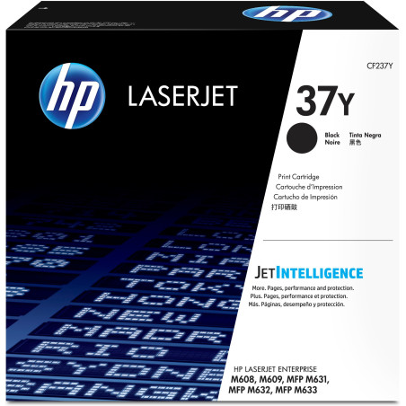 HP Cartuccia toner nero originale ad altissima capacità LaserJet 37Y