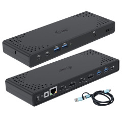 i-tec USB 3.0   USB-C   Thunderbolt 3 Dual Display Docking Station Gen2 + Power Delivery 100W