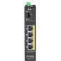 Zyxel RGS100-5P Non gestito L2 Gigabit Ethernet (10/100/1000) Supporto Power over Ethernet (PoE) Nero