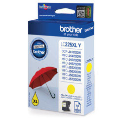 Brother LC-225XLY cartuccia d'inchiostro 1 pz Originale Resa elevata (XL) Giallo