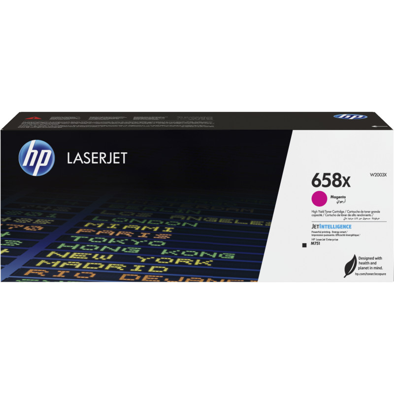 HP Cartuccia toner magenta originale LaserJet 658X ad alta capacità