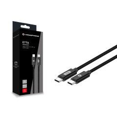 Conceptronic ETTA03B12 cavo USB 1,2 m USB 2.0 USB C Nero