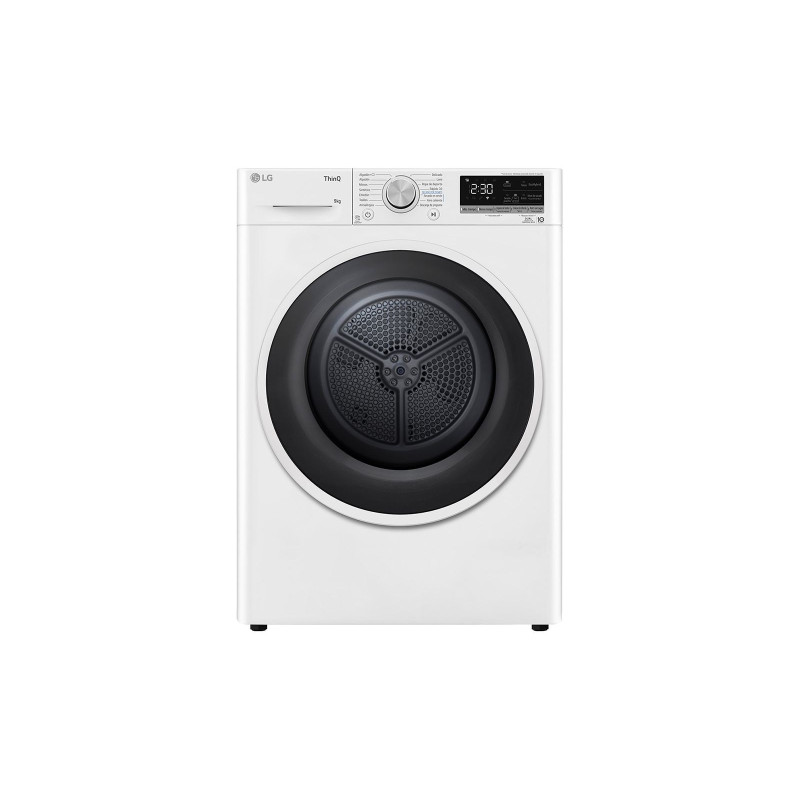 LG RH90V5AV6N asciugatrice Libera installazione Caricamento frontale 9 kg A++ Bianco