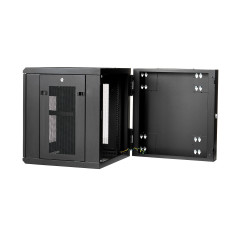 StarTech.com RK1224WALHM rack 12U Da parete Nero