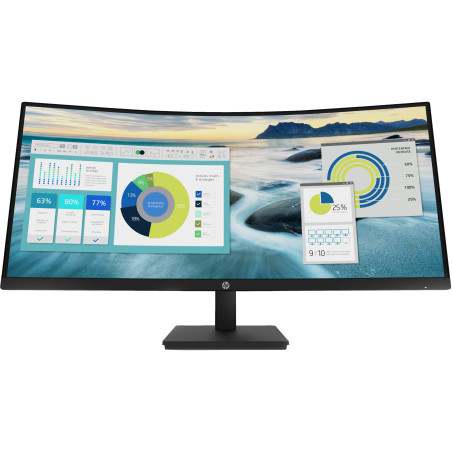 HP P34hc G4 Monitor PC 86,4 cm (34") 3440 x 1440 Pixel Quad HD LED Nero