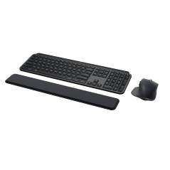 Logitech MX Keys S Combo tastiera Mouse incluso Ufficio RF senza fili + Bluetooth AZERTY Belga Grafite