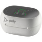 POLY Auricolari bianco sabbia Voyager Free 60+ UC + Adattatore BT700 USB-A + Custodia di ricarica touchscreen