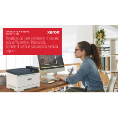 Xerox C320 A4 33 ppm Stampante fronte retro wireless PS3 PCL5e 6 2 vassoi Totale 251 fogli