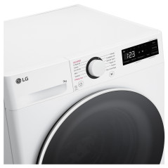 LG F4R5009TSWW Lavatrice 9kg AI DD, Classe A-10%, 1400 giri, TurboWash, Vapore