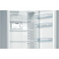 Bosch Serie 2 KGN36NLEA Frigorifero combinato da libera installazione 186 x 60 cm Metal look Classe E