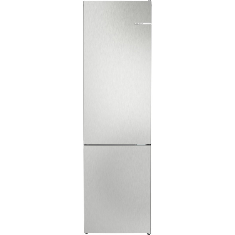 Bosch Serie 4 KGN392LDF Frigorifero combinato da libera installazione 203 x 60 cm Metal look Classe D