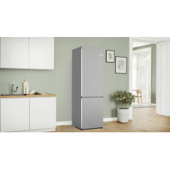 Bosch Serie 4 KGN392LDF Frigorifero combinato da libera installazione 203 x 60 cm Metal look Classe D