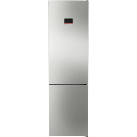 Bosch Serie 6 KGN394ICF Frigorifero combinato da libera installazione 203 x 60 cm Acciaio spazzolato anti-impronta Classe C