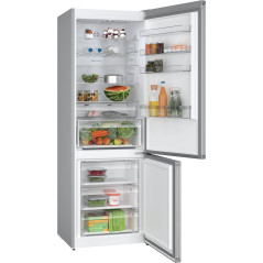 Bosch Serie 4 KGN497LDF frigorifero con congelatore Libera installazione 440 L D Acciaio inox