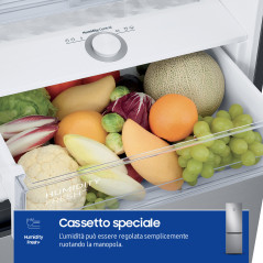 Samsung RB34C775CS9 frigorifero Combinato EcoFlex AI 1.85m 344L Libera installazione con congelatore Wifi 1,85m 344 L con