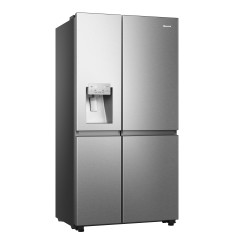 Hisense RS818N4TIE frigorifero side-by-side Libera installazione 632 L E Acciaio inox