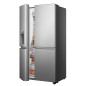 Hisense RS818N4TIE frigorifero side-by-side Libera installazione 632 L E Acciaio inox