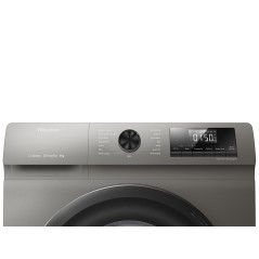 Hisense WFQP8014EVMT lavatrice Caricamento frontale 8 kg 1400 Giri min Acciaio inox