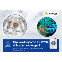 Samsung Lavatrice Crystal Clean™ 8 Kg WW80TA046TT ET