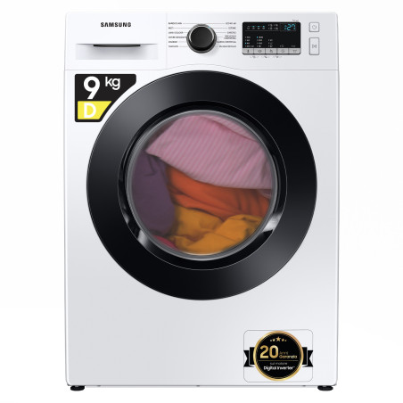 Samsung WW90T4040CE/ET lavatrice a caricamento frontale Crystal Clean™ 9 kg Classe D 1400 giri/min, Porta nera + Panel nero