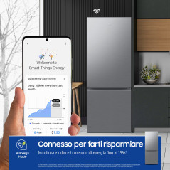 Samsung RB50DG602ES9 Libera installazione 508 L E Metallico, Acciaio inox