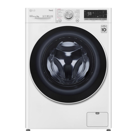 LG F4WV509S0EA Lavatrice 9kg AI DD, Classe B, 1400 giri, TurboWash, Autodosaggio