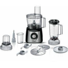 Bosch MCM3501M Food processor MultiTalent 3 800 W Nero, Inox spazzolato