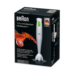 Braun Multiquick 1 MQ 100 Frullatore ad immersione 450 W Verde, Bianco