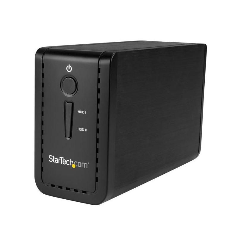 StarTech.com BOX Esterno USB-C e USB-A a doppio alloggiamento per Disco rigido da 3,5" - USB 3.1 Gen 2 con supporto RAID