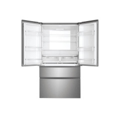 Haier FD 100 Serie 7 HB26FSSAAA frigorifero side-by-side Libera installazione 750 L E Argento, Titanio