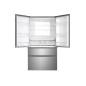 Haier FD 100 Serie 7 HB26FSSAAA frigorifero side-by-side Libera installazione 750 L E Argento, Titanio