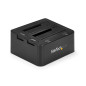 StarTech.com Docking Station USB 3.0 per doppio Hard Disk SSD / SATA da 2.5" / 3.5" con UASP