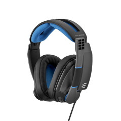 EPOS | SENNHEISER GSP 300 Auricolare Cablato A Padiglione Giocare Nero, Blu