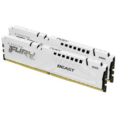 Kingston Technology FURY Beast 64GB 6000MT s DDR5 CL30 DIMM (Kit of 2) White XMP