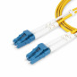 StarTech.com Cavo in fibra ottica duplex monomodale OS2 da LC a LC (UPC) da 30m, 9/125µm, 100G, Insensibile alla piegatura,