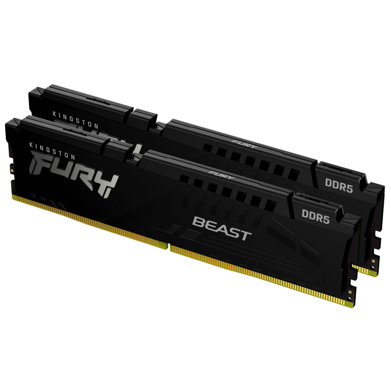 Kingston Technology FURY Beast 32GB 6400MT/s DDR5 CL32 DIMM (Kit of 2) Black EXPO