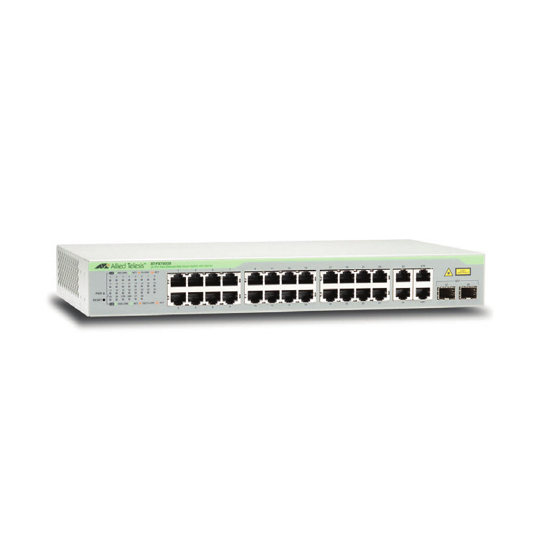 Allied Telesis AT-FS750/28-50 Gestito Fast Ethernet (10/100) 1U Grigio