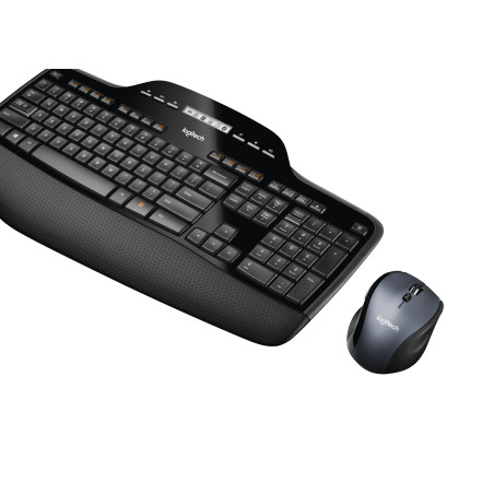 Logitech MK710 Performance tastiera Mouse incluso Casa RF Wireless QWERTY Spagnolo Nero