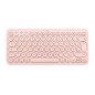 Logitech K380 for Mac Multi-Device Bluetooth Keyboard tastiera Universale QWERTY Spagnolo Rosa