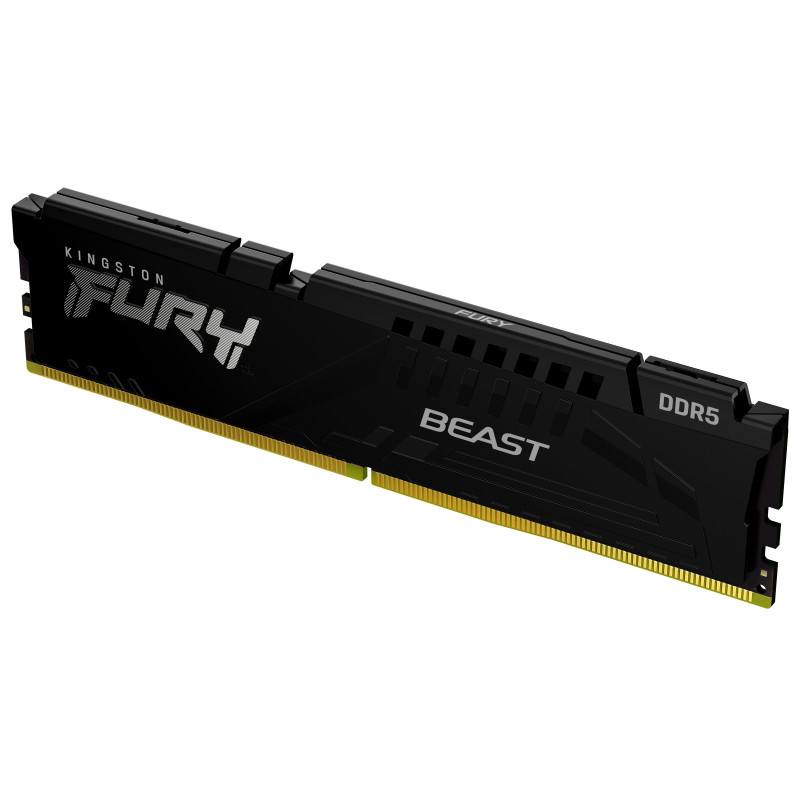 Kingston Technology FURY Beast 16GB 6400MT/s DDR5 CL32 DIMM Black XMP