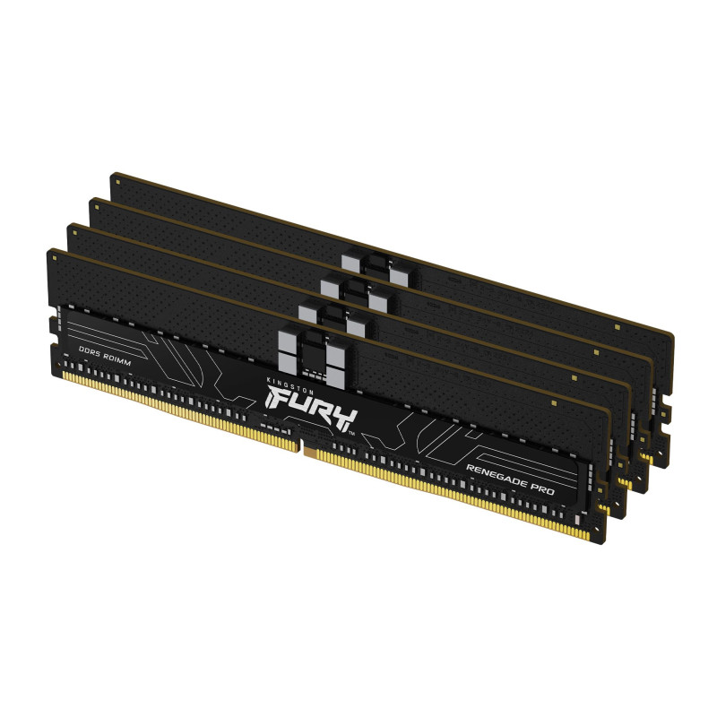 Kingston Technology FURY 128GB 4800MT/s DDR5 ECC Reg CL36 DIMM (Kit da 4) Renegade Pro PnP