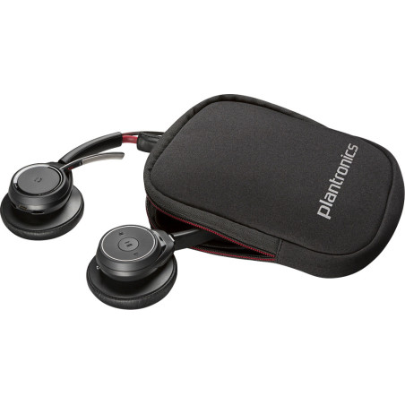 POLY Voyager Focus UC Auricolare Wireless A Padiglione Ufficio Bluetooth Nero