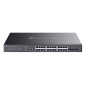 TP-Link Omada SG3428XMPP switch di rete Gestito L2+ Gigabit Ethernet (10/100/1000) Supporto Power over Ethernet (PoE) 1U Nero