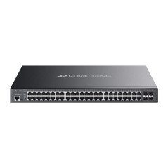 TP-Link Omada SG3452XMPP switch di rete Gestito L2+ Gigabit Ethernet (10 100 1000) Supporto Power over Ethernet (PoE) 1U Nero