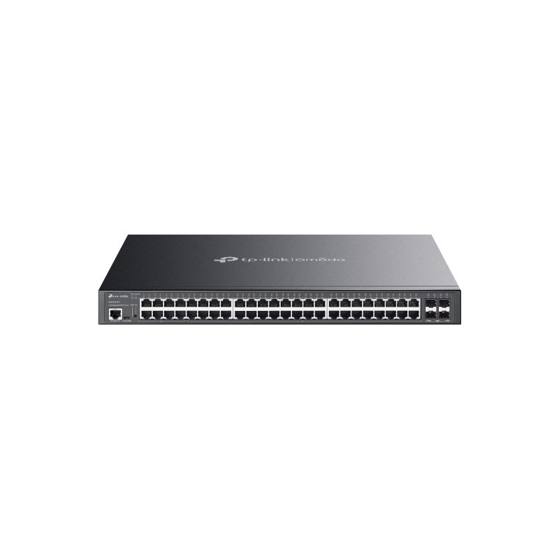 TP-Link Omada SG3452XMPP switch di rete Gestito L2+ Gigabit Ethernet (10/100/1000) Supporto Power over Ethernet (PoE) 1U Nero