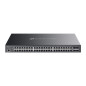 TP-Link Omada SG3452XMPP switch di rete Gestito L2+ Gigabit Ethernet (10/100/1000) Supporto Power over Ethernet (PoE) 1U Nero