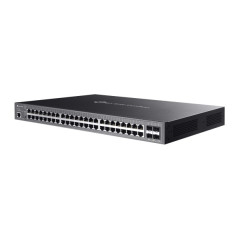 TP-Link Omada SG3452XMPP switch di rete Gestito L2+ Gigabit Ethernet (10 100 1000) Supporto Power over Ethernet (PoE) 1U Nero